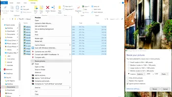 Cum redimensionezi sute de poze pe Windows cu un click