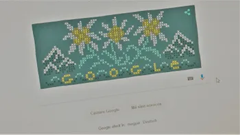 Floarea de colț, simbolul pus de Google pe prima pagină