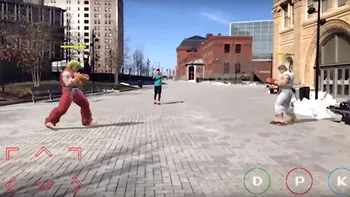 Street Fighter în lumea reală prin realitate augmentată este visul oricărui puști