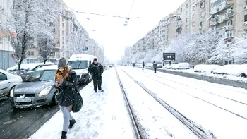 Vremea în București și România: cod portocaliu de ninsori puternice