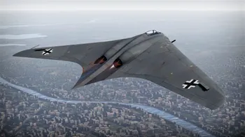 Naziștii lui Hitler au construit un avion SF din disperare să câștige războiul