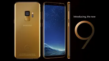 Samsung Galaxy S9 placat cu aur costă enorm și nu face nimic în plus