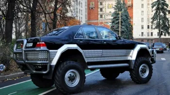 „Tancul” Mercedes Clasa S creat de ruși e o mașină de vis