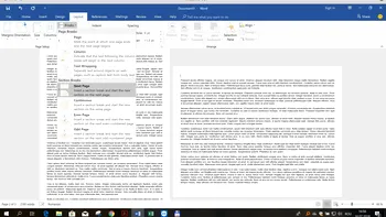 Truc Word: cum introduci o pagină „landscape” într-un document „portrait”