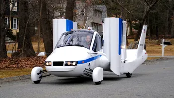Mașina zburătoare care arată ca un elicopter malnutrit