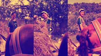 Cel mai tare clip Kiki Challenge vine de la un moldovean cu o căruță