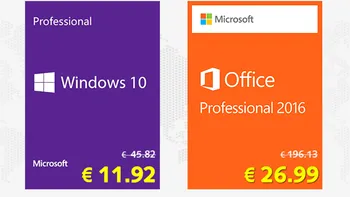 [Oferte bune] Reducere 10% pentru Windows 10 Pro la 11,92 de euro și Office 2016 la 29,99 euro cu SCDKey!