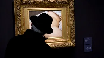 Cine e în faimoasa pictură nud cenzurată de Facebook