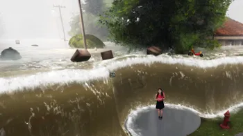 Cel mai tare mod de-a prezenta buletinul meteo și uraganul Florence