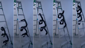 Șarpele-robot terifiant care poate urca oriunde fără știrea omului