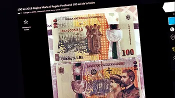 Bișniță pe OLX: cât costă bancnota de 100 lei cu regele Ferdinand și regina Maria