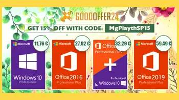Promoție de primăvară: Windows Pro și Office 2016 Pro la 32,28 euro și multe alte oferte (P)