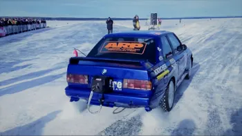 Cel mai puternic BMW e un „ursuleț” cu record de viteză pe gheață