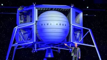 Vehiculul cu care Jeff Bezos vrea să trimită oameni pe Lună
