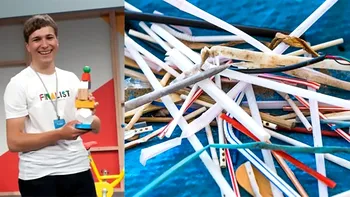 Tânărul care a găsit soluția pentru plasticul din ocean, premiat de Google