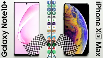Samsung Galaxy Note 10+ versus iPhone XS Max: care este mai rapid