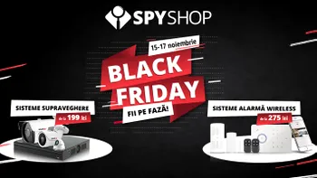 Black Friday la Spy Shop: reduceri la peste 1.000 produse de securitate și supraveghere video