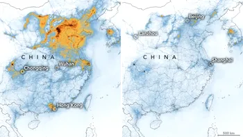 NASA îți arată legătura dintre coronavirus și reducerea poluării din China