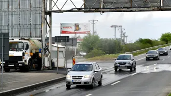 Eficiență sau spectacol ieftin? Cât de utilă e poarta de dezinfectant de la intrarea în București, de pe A1