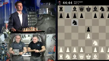 VIDEO Au jucat șah din spațiu, împotriva unui campion mondial: performanța Stației Spațiale Internaționale