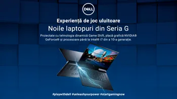 Dell anunță noile laptopuri din Seria G: de acum vei avea experiențe de joc uluitoare [P]