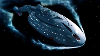 Această navetă din Star Trek e microscopică și se deplasează fără motoare