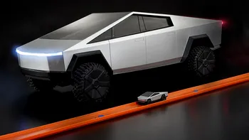Dacă n-ai bani de cel mai așteptat automobil din istoria modernă, poți să-ți iei un Cybertruck de jucărie