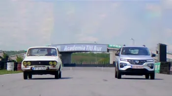 VIDEO Dacia 1300 din 1982 vs bolidul electric Dacia Spring: motivul surprinzător pentru care vei fi șocat de rezultat