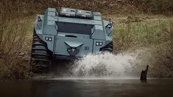 VIDEO Așa ceva nu vezi nici în jocuri: cât de spectaculos e Mission Master XT, tancul militar care se conduce singur