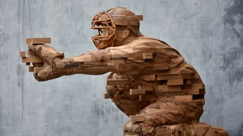 Acest artist taiwanez creează sculpturi futuriste din lemn: efectul special pe care-l folosește