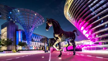 În interiorul pavilionului Expo Dubai 2020: statui gigantice și arhitecți renumiți