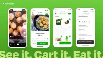 TikTok devine și livrator de mâncare: ce este Instacart și cum va concura cu Glovo