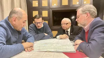 Detalii despre vizita celor trei premieri europeni în Kiev. Au venit cu un tren special
