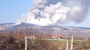 Incendiu de proporții în Buzău. Armata intervine cu avioane. 110 pompieri au încercat să stingă flăcările