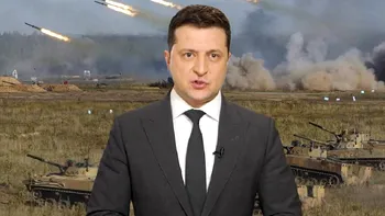 Rusia a piratat un post tv ucrainean și a distribuit un mesaj fals de capitulare a lui Zelenski