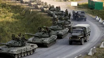 Rușii încep să înainteze spre Kiev. Blindatele sunt la 60 de kilometri de oraș VIDEO