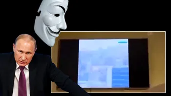Ce a apărut pe televizoarele rușilor, în direct: canalele TV de la Moscova, îngenuncheate de Anonymous