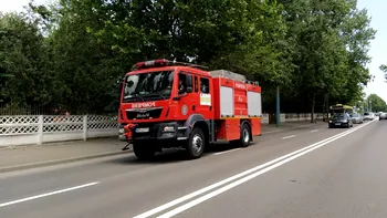 Explozie la o grădiniță din Vaslui, urmată de o degajare puternică de fum. Centrala termică a fost dată de curând în folosință