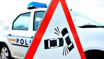 Accident grav pe un drum european din Brăila. Două persoane sunt în stare gravă, iar traficul este blocat