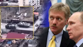 Cel mai umilitor moment pentru purtătorul de cuvânt al lui Putin. I-au fost arătate dovezi video cu momentul în care armata rusă ucidea civili în timp ce dădea un interviu