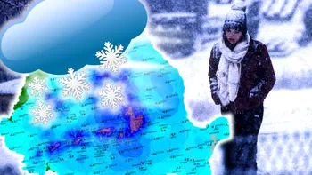 Iarna revine în România, noi alerte meteo ANM. Vremea este deosebit de rece în aprilie