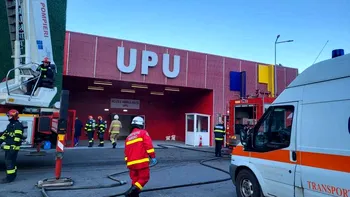 Incendiu la secția UPU a spitalului Bagdasar Arseni. Pacienții au fost evacuați