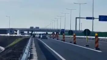 Primul sector de drum expres din România s-a deschis. Șoferii pot circula pe lotul 1, tronsonul 2 Craiova - Piteşti