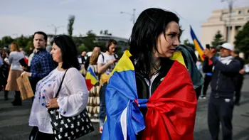 Protest în Piața Victoriei. Oamenii au ieșit în stradă din cauza scumpirilor