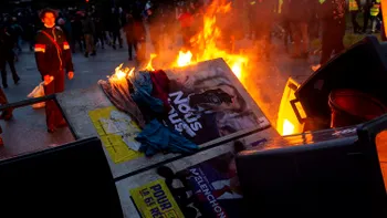 Proteste violente în Franța, după ce Emmanuel Macron a câștigat al doilea mandat