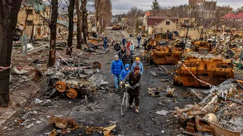 Șase oameni, găsiți împușcați într-o pivniță din apropiere de Kiev