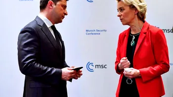 Șefa Comisiei Europene se întâlnește cu Volodimir Zelenski la Kiev