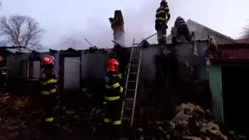Incendiu la două adăposturi de animale din Botoșani. Totul a pornit după joaca unui copil de 8 ani