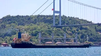 Imagini din satelit cu un vas rusesc transportând 30.000 de tone de cereale furate din Ucraina