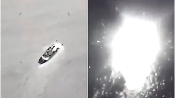 Două nave rusești au fost lovite de drone ale Ucrainei, în Marea Neagră